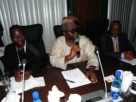 The Head, IPMA Africa Regional Office Professor Olufeysan Taiwo Feyi-Sobanjo Making Remarks At The MOU signing ceremony